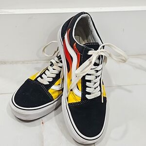 Old Skool Flame Vans